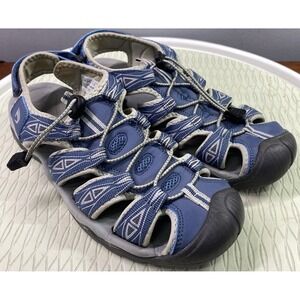 Dannto Women's Closed Toe Hiking Sandals Walking Water Sandal Sz. 8.5/39 Blue